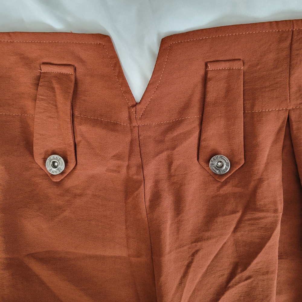 SHEIN Women's Terracotta Wide Leg Pants - Picture 3 of 5